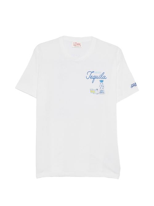 T-shirt uomo MC2 Saint Barth Portland stampa fronte retro Tequila MC2 SAINT BARTH | PORTLAND07985L